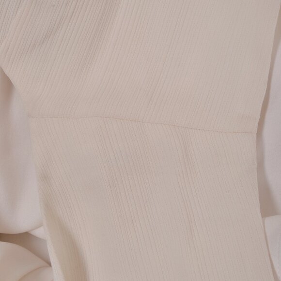 Theory Fit-and-Flare Dress in Striped Admiral Crepe - Picture 7 of 7